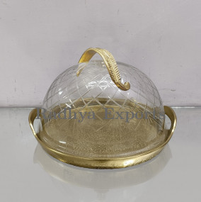 Round Plate With Cake Cover