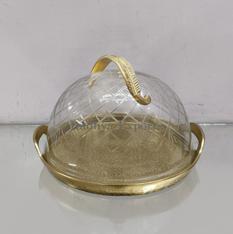 Round Plate With Cake Cover