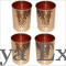 Hammered Copper Glass
